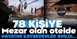 KARTALKAYA FACİASINDA HAYATINI KAYBEDENLER İÇİN KARANFİL BIRAKILDI...