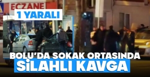 KENT MERKEZİNDE SİLAHLI KAVGA....