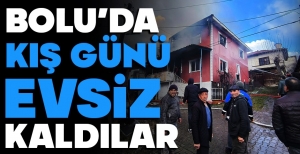KIŞ GÜNÜ EVSİZ KALDILAR...