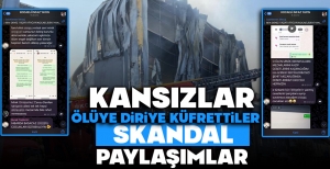 KOCAELİ'NDE PARFÜM FABRİKASI FACİASI SONRASI SKANDAL PAYLAŞIMLAR
