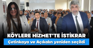 KÖYLERE HİZMETTE İSTİKRAR DEVAM EDİYOR