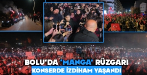 MANGA KONSERİNDE İZDİHAM YAŞANDI