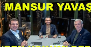 MANSUR YAVAŞ YARIŞTAN ÇEKİLDİ....