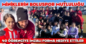 MİNİKLERİN BOLUSPOR MUTLULUĞU
