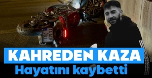 MOTOSİKLET SÜRÜCÜSÜ FECİ ŞEKİLDE CAN VERDİ