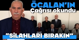ÖCALAN’DAN SİLAHLARI BIRAKIN ÇAĞRISI