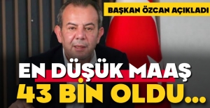 ÖZCAN BELEDİYE ÇALIŞANLARININ MAAŞLARINI AÇIKLADI