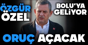ÖZGÜR ÖZEL BOLU'YA GELİYOR....