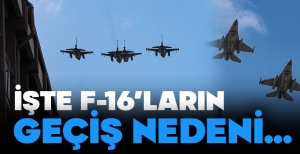 SESİYLE GÖKYÜZÜNÜ İNLETTİ... İŞTE F-16'LARIN BOLU'DAN GEÇİŞ NEDENİ...
