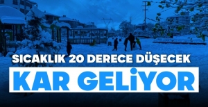 SICAKLIKLAR 20 DERECE BİRDEN DÜŞECEK....