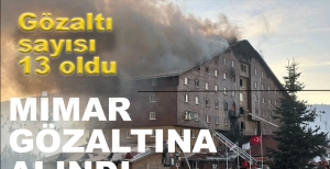 SORUŞTURMADA MİMAR GÖZALTINA ALINDI.....