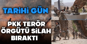 TERÖR ÖRGÜTÜ PKK SİLAH BIRAKTI....