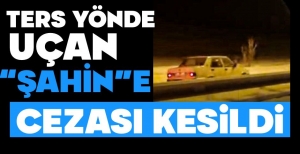 TRAFİKTE TERSTEN GİDEN SÜRÜCÜNÜN EHLİYETİNE EL KONULDU