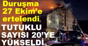 TUTUKLU SAYISI 20'YE ÇIKTI... DURUŞMA 27 EKİM'E ERTELENDİ...