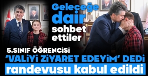 VALİ AYDIN'IN ÖZEL ZİYARETÇİSİ...