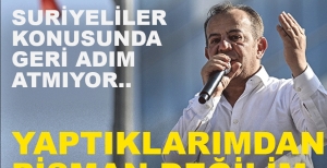"YAPTIKLARIMDAN PİŞMAN DEĞİLİM"