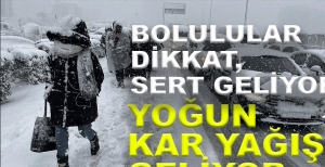 KAR YAĞIŞI GERİ GELİYOR....