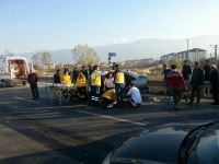 GÜVERCİNE ÇARPMAMAK İÇİN KAZA YAPTI