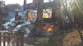 MUDURNU'DA 5 EV YANARAK KÜL OLDU