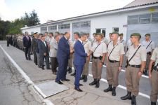 PROTOKOL ASKER VE POLİSLERLE BAYRAMLAŞTI