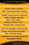 'RABBİM AFFINI İSTİYORUM'