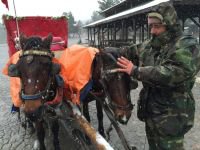 ABANT BEYAZ GELİNLİĞİNİ GİYDİ