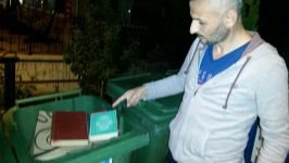VİCDANSIZLAR KURAN'I ÇÖPE ATTI!