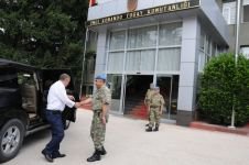 BAŞKAN'DAN KARARGAHA TAZİYE ZİYARETİ