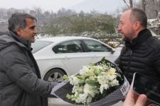 BEŞİKTAŞ ÇİÇEKLERLE KARŞILANDI