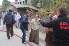 BOLU'DA YÜREKLERİ DAĞLAYAN YANGIN