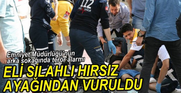 AYAĞINDAN VURULARAK DURDURULDU