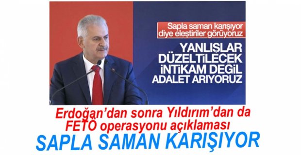 BAŞBAKAN YILDIRIM'DAN FETÖ AÇIKLAMASI