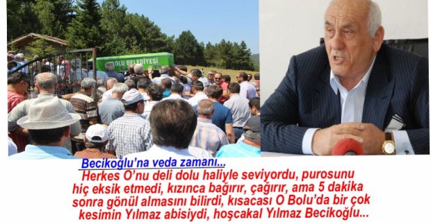 BECİKOĞLU SON YOLCULUĞUNA UĞURLANDI