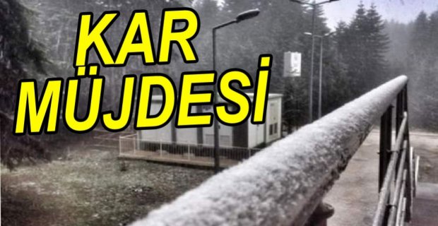 BOLU'YA YILIN İLK KARI YAĞDI