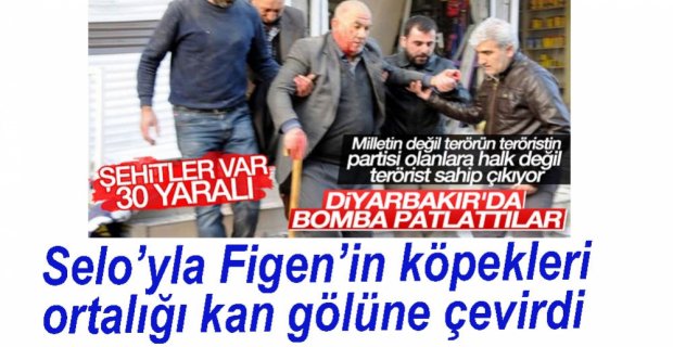 DİYARBAKIR'DA ALÇAK SALDIRI