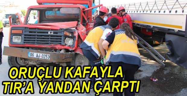 İFTAR VAKTİ KORKUTAN KAZA