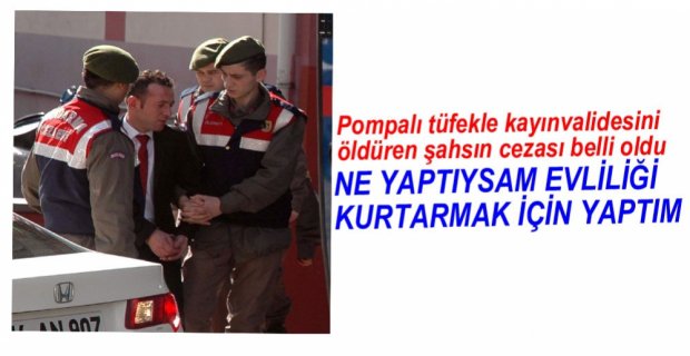 KAYINVALİDE KATİLİNİN CEZASI BELLİ OLDU