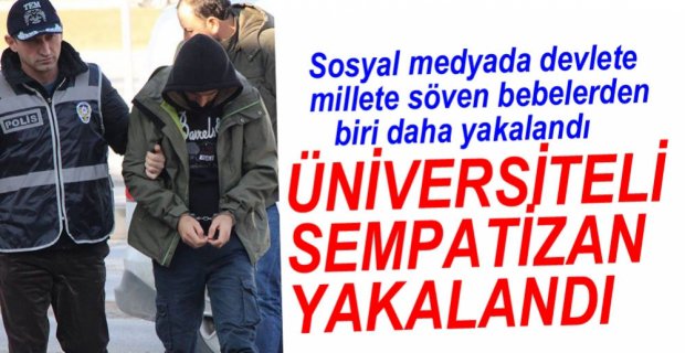 PKK PROPAGANDASI YAPAN ÖĞRENCİ YAKALANDI