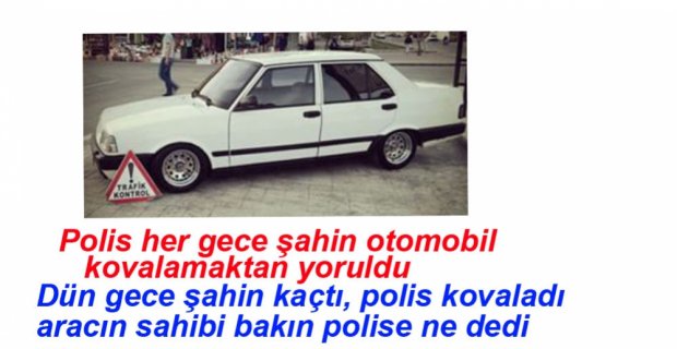 POLİS 30 DAKİKA OTOMOBİLİ KOVALADI