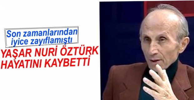 ÜNLÜ İLAHİYATÇI HAYATINI KAYBETTİ