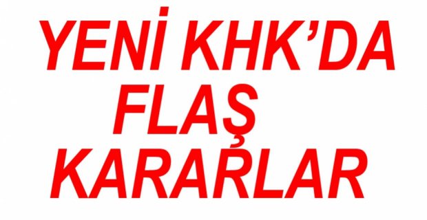 YENİ KANUN HÜKMÜNDE KARARNAME YAYINLANDI