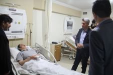 VALİ BARUŞ VE DOĞANAY YARALILARI ZİYARET ETTİ...