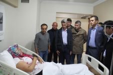 VALİ BARUŞ VE DOĞANAY YARALILARI ZİYARET ETTİ...