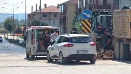 DOĞALGAZ BORUSU PATLADI, MAHALLEDE PANİK YAŞANDI