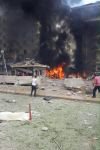 EMNİYET MÜDÜRLÜĞÜNE BOMBALI ARAÇLA SALDIRI