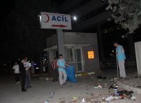 HASTANENİN GİRİŞİNDE BOMBA ALARMI