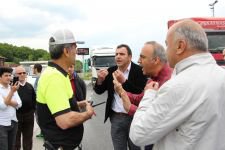 HİGHWAY YOLU KAPANDI ESNAF AYAKLANDI