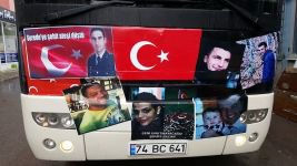 YÜREĞİMİZİ DAĞLAYAN ŞEHİTLER OTOBÜSÜ