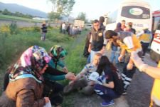 İFTAR VAKTİ KORKUNÇ KAZA