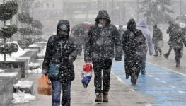 KAR BİR ANDA BASTIRDI!